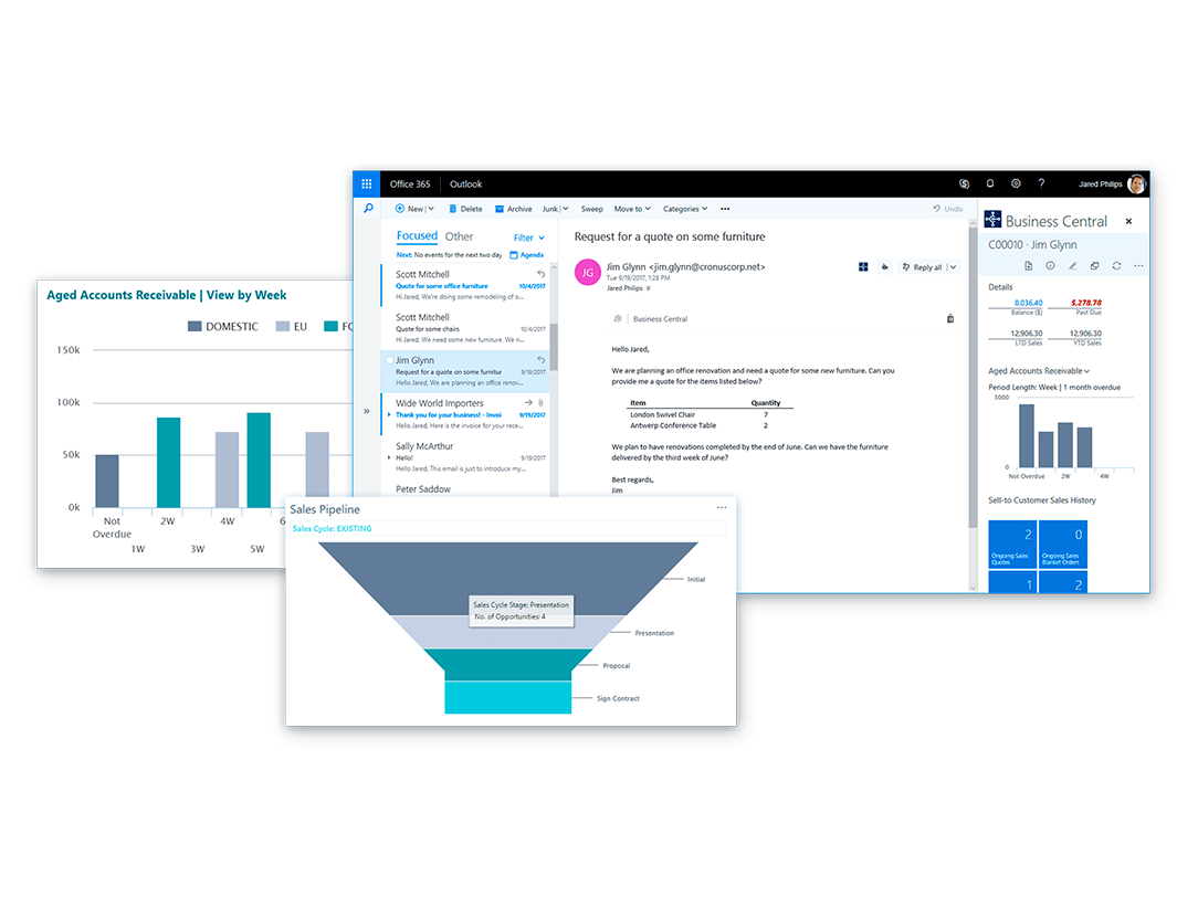 office 365 integratated with