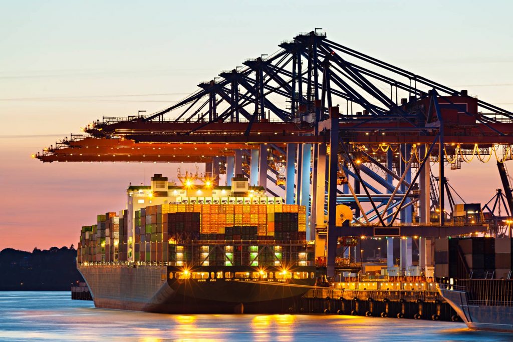 container-terminal-at-night