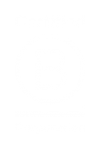 certified B corporation logo white