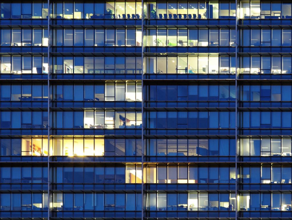exterior of office building