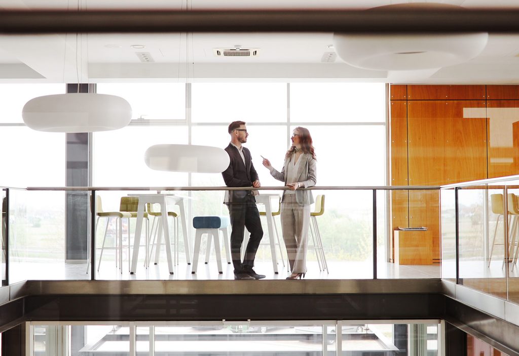 business people discussing