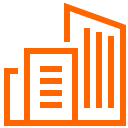 orange building icon