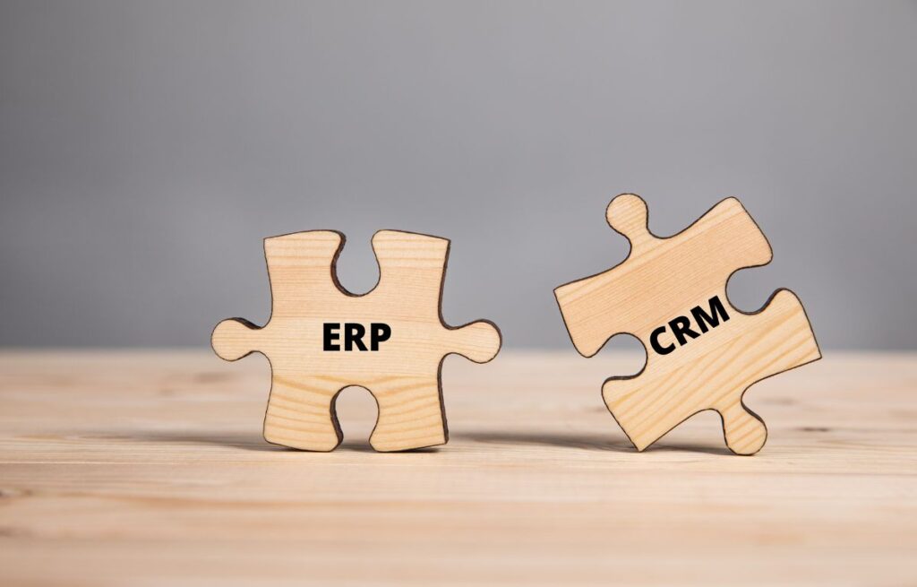 difference between CRM and ERP