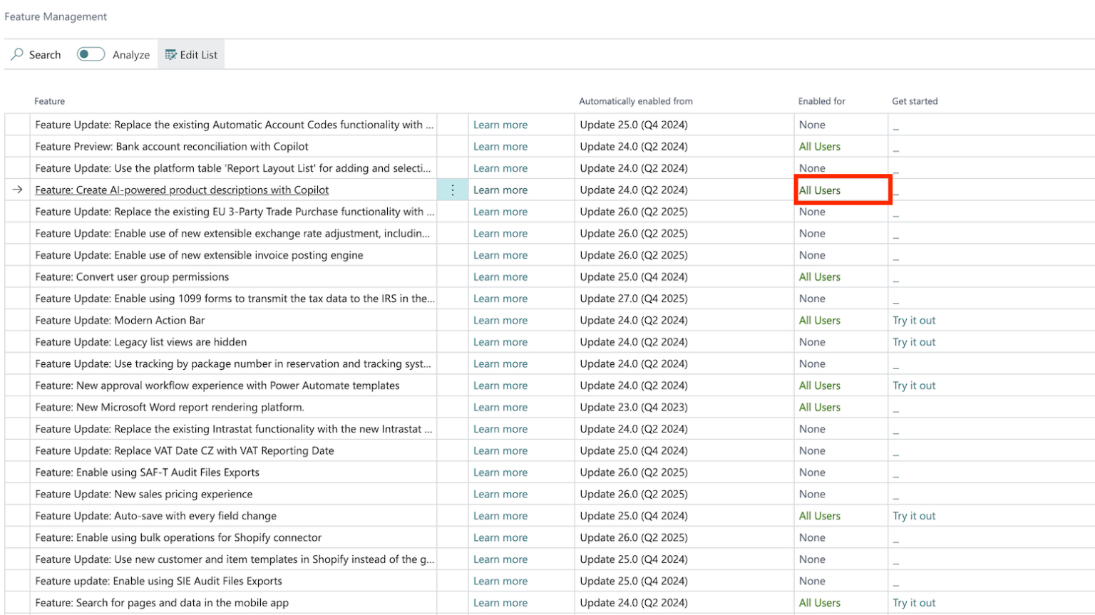 How to Enable Copilot in Dynamics 365 Business Central